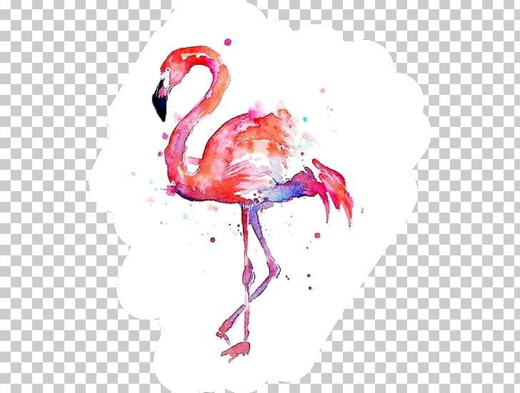 T-shirt Flamingo Watercolor Painting Art PNG, Clipart, Art, Beak, Bird, Canvas, Canvas Print Free PNG Download