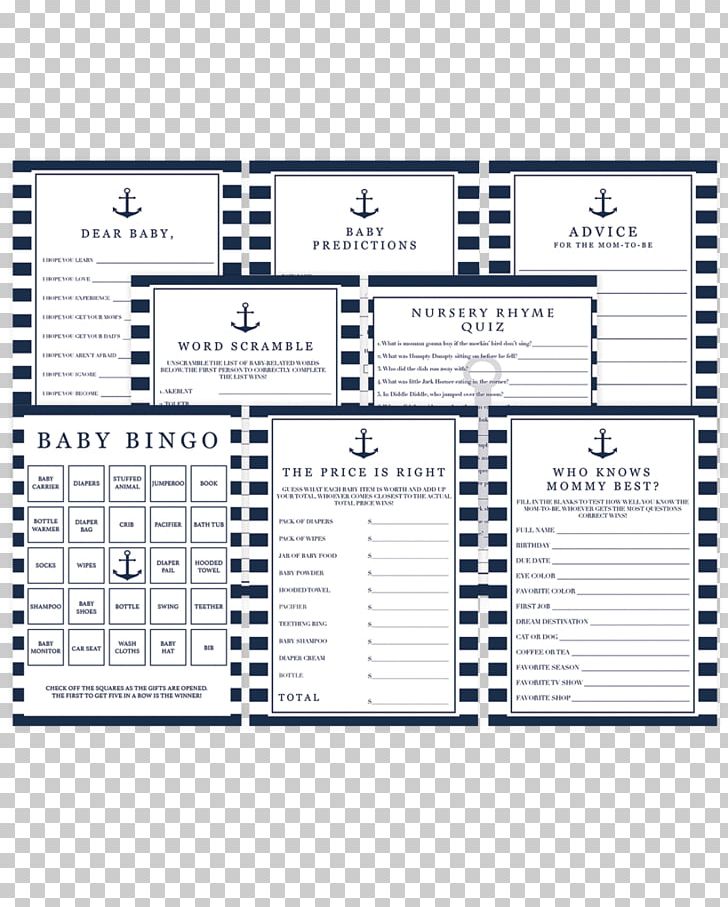 Unique Baby Shower Bingo Amscan What's In Your Purse Baby Shower Game Party PNG, Clipart,  Free PNG Download