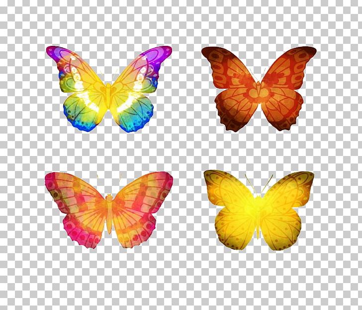 Butterfly Watercolor Painting Euclidean PNG, Clipart, Animals, Brush Footed Butterfly, Butterflies, Butterfly, Color Free PNG Download