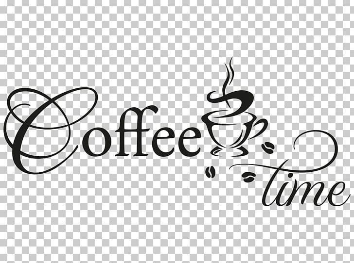 Coffee Wall Decal Sticker Cafe PNG, Clipart, Area, Artwork, Black, Black And White, Brand Free PNG Download