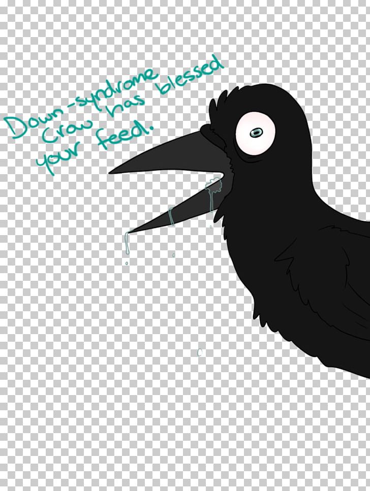 Down Syndrome Drawing Crow PNG, Clipart, Art, Beak, Bird, Black And White, Cartoon Free PNG Download