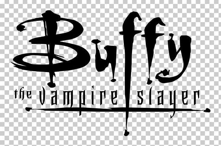 Buffy Summers Willow Rosenberg Slayer Television Show Logo PNG, Clipart, Angel, Angle, Area, Black And White, Brand Free PNG Download