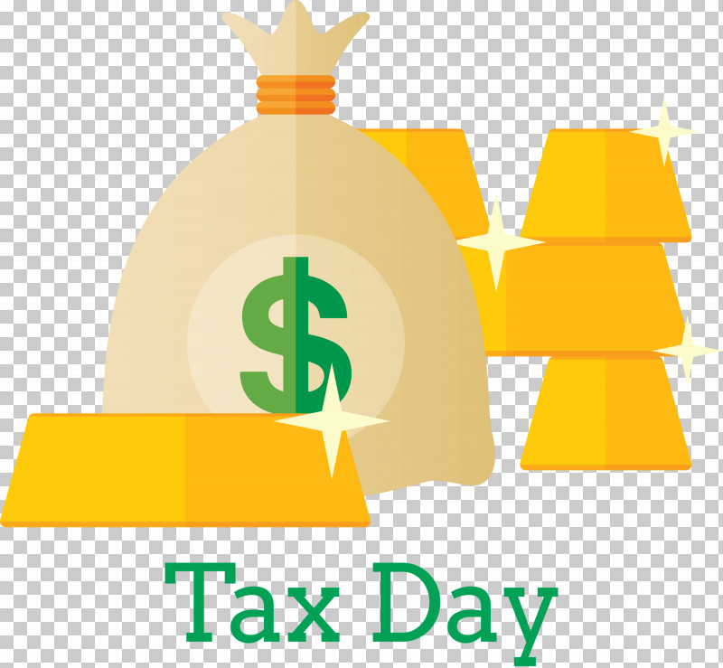 Tax Day PNG, Clipart, Logo, Tax Day, Yellow Free PNG Download