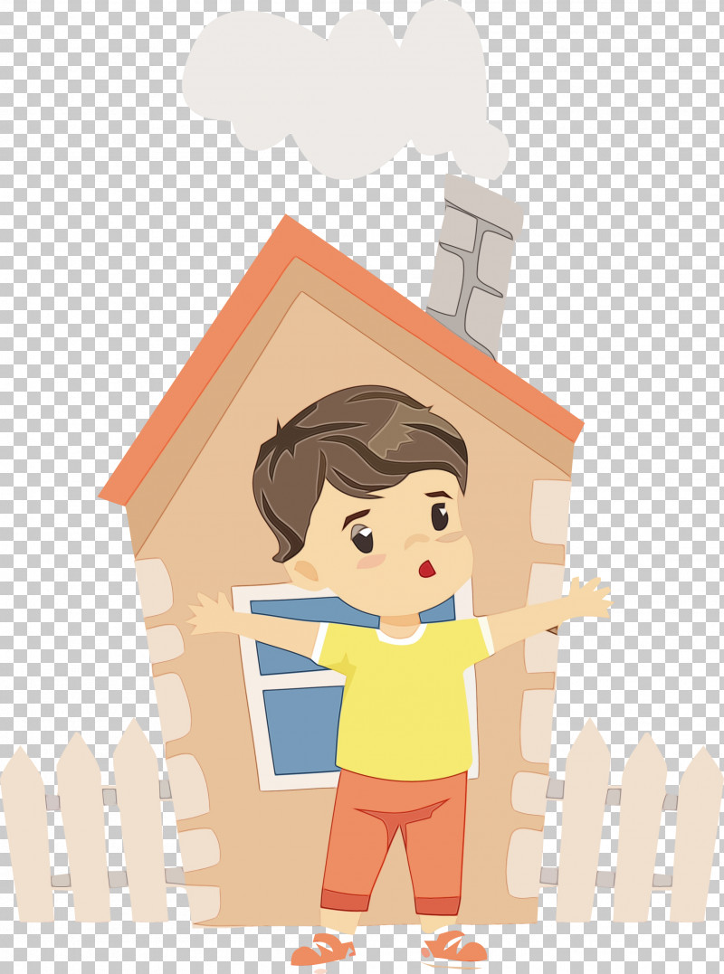 Cartoon Child House PNG, Clipart, Cartoon, Child, House, Paint, Watercolor Free PNG Download