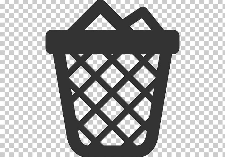 Computer Icons Rubbish Bins & Waste Paper Baskets Trash Recycling Bin PNG, Clipart, Angle, Black And White, Computer Icons, Download, Line Free PNG Download