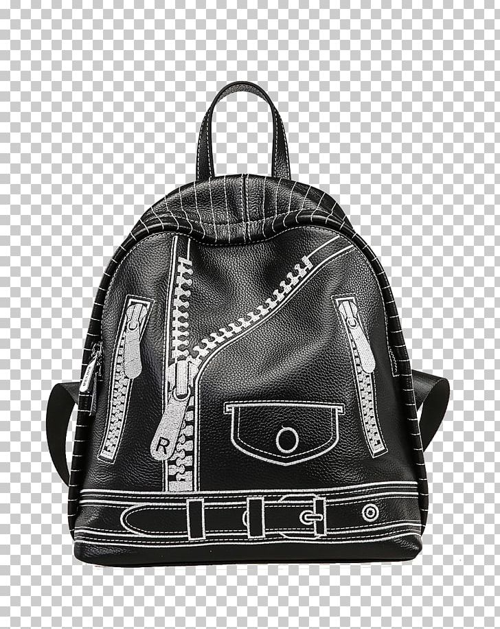 Handbag Zipper Storage Bag Backpack PNG, Clipart, Backpack, Bag, Black, Black And White, Clothing Free PNG Download