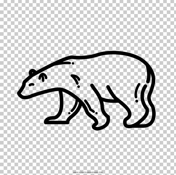 Polar Bear Drawing PNG, Clipart, Animal, Animal Figure, Area, Bear, Black And White Free PNG Download