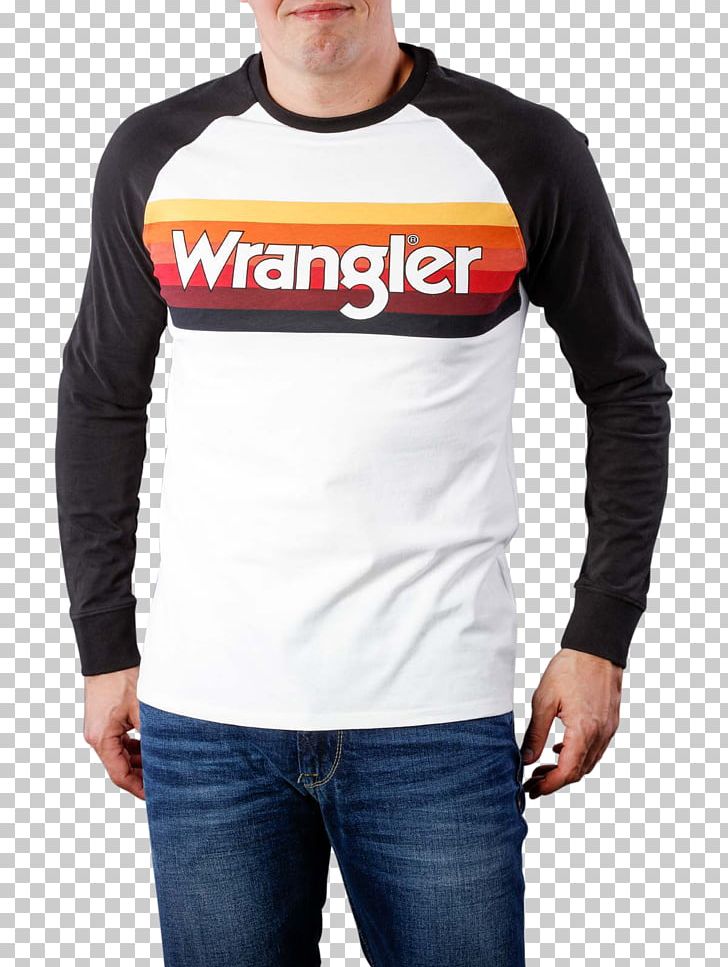Long-sleeved T-shirt Long-sleeved T-shirt Jeans Wrangler LS Kabel Raglan T-Shirt Offwhite PNG, Clipart, Clothing, Heart Failure, Henley Shirt, Jeans, Jeansch Free PNG Download