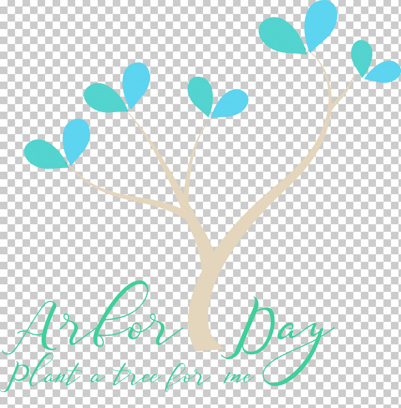 Turquoise Font Branch Heart PNG, Clipart, Arbor Day, Branch, Green, Heart, Paint Free PNG Download