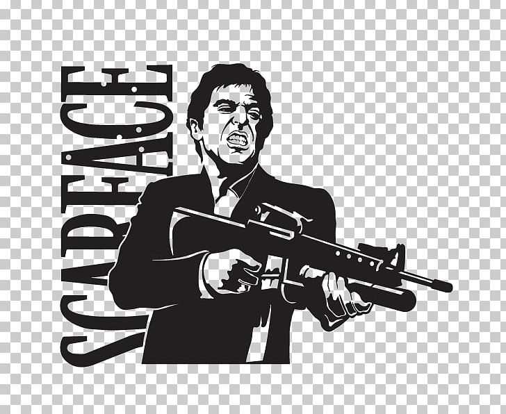Al Pacino Tony Montana Scarface Wall Decal Sticker PNG, Clipart, Adhesive, Al Pacino, Art, Black And White, Brand Free PNG Download
