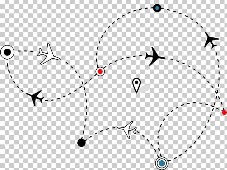 Flight Airplane Air Travel Airline PNG, Clipart, Abstract Lines, Aircraft, Aircraft Route, Angle, Black Free PNG Download