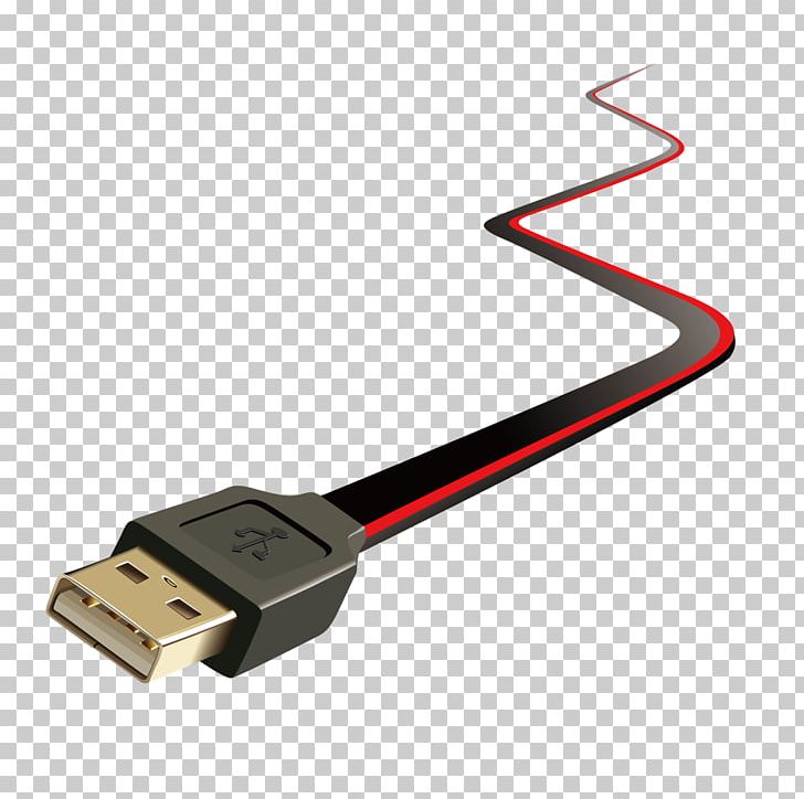 Laptop USB Electrical Cable Euclidean PNG, Clipart, Adobe Illustrator, Cable, Category 5 Cable, Computer Monitor, Data Free PNG Download