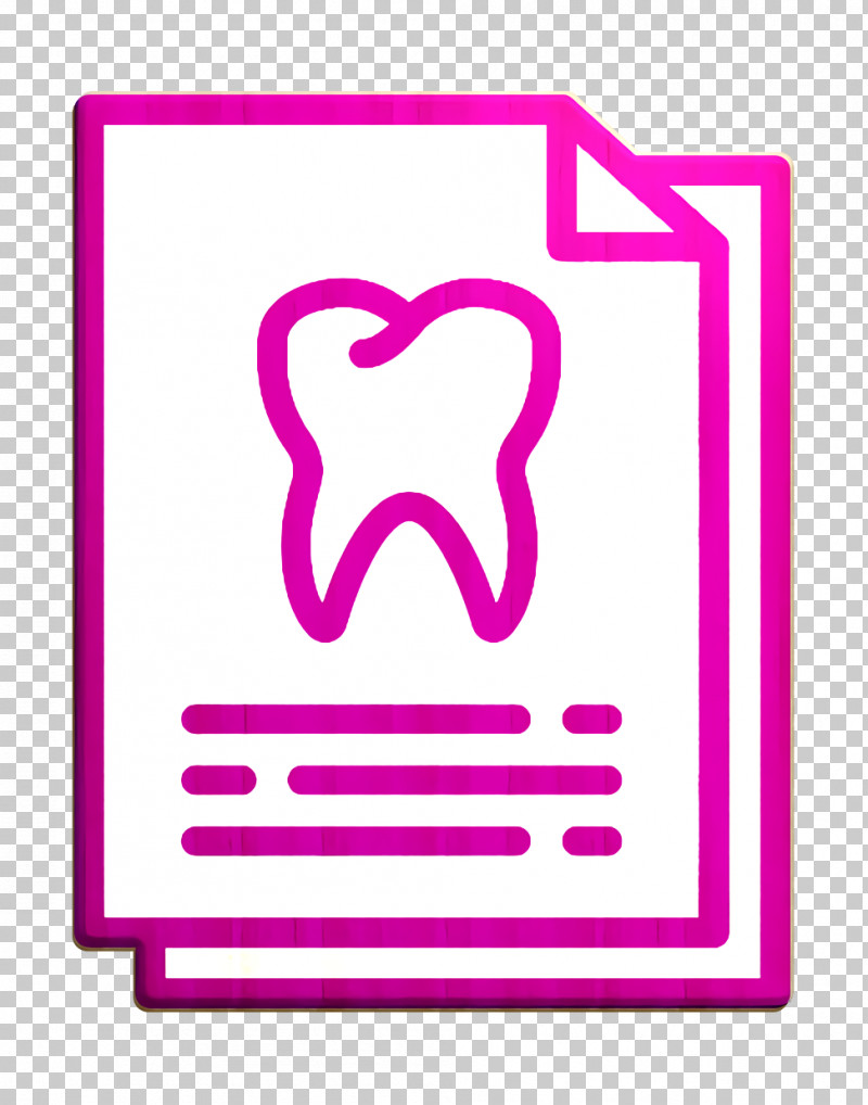 Dental Record Icon Tooth Icon Dentistry Icon PNG, Clipart, Dental Record Icon, Dentistry Icon, Line, Magenta, Pink Free PNG Download