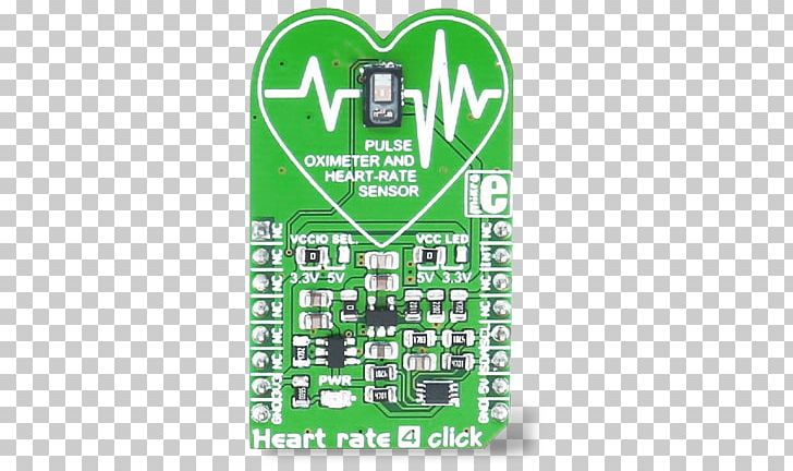 Heart Rate Monitor Mikroelektronika Sensor PNG, Clipart, Brand, Compiler, Electronics, Green, Heart Free PNG Download