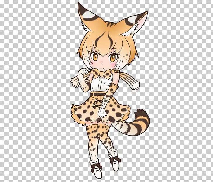 Kemono Friends Whiskers Cat Serval Felidae PNG, Clipart, Aardwolf, African Wild Dog, Animal, Animal Figure, Art Free PNG Download