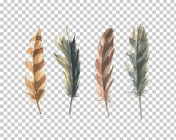 Feather Paper Watercolor Painting PNG, Clipart, Animals, Brush, Commodity, Decoration, Download Free PNG Download