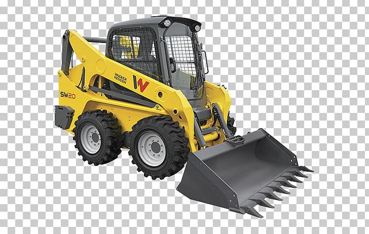 Skid-steer Loader Wacker Neuson Heavy Machinery Tracked Loader PNG, Clipart, Automotive Tire, Bobcat Company, Bucket, Bulldozer, Compact Excavator Free PNG Download