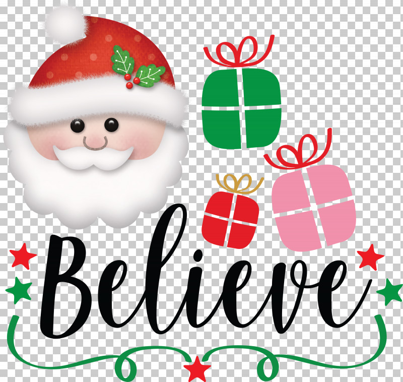 Believe Santa Christmas PNG, Clipart, Believe, Christmas, Christmas Day, Christmas Ornament, Christmas Ornament M Free PNG Download