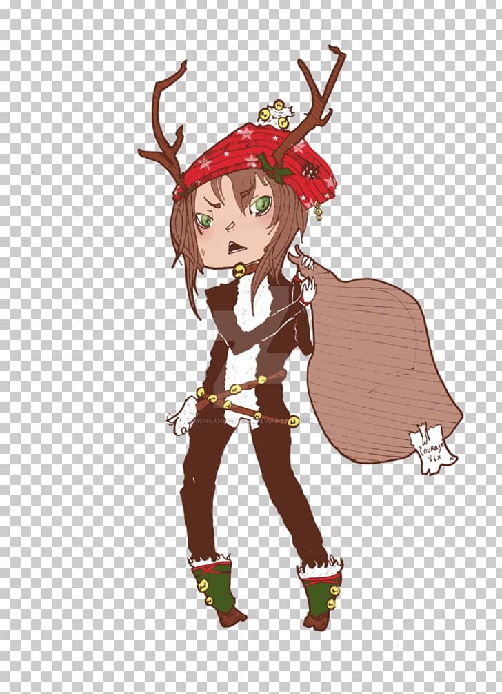 Reindeer Costume Design Antler Legendary Creature PNG, Clipart, Anime, Antler, Art, Cartoon, Costume Free PNG Download