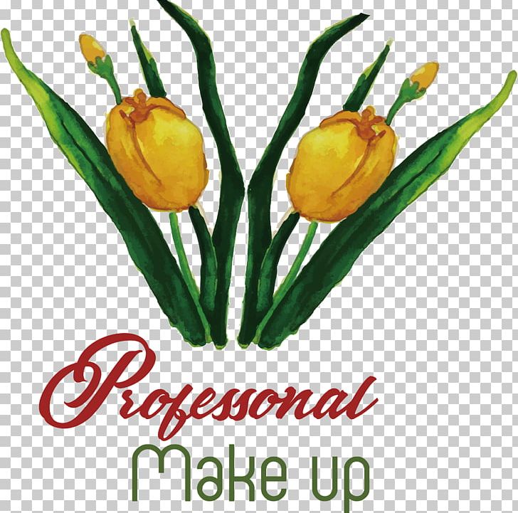 Floral Design Watercolor Painting Tulip Font PNG, Clipart, Cut Flowers, Designer, Euclidean Vector, Flower, Flower Arranging Free PNG Download