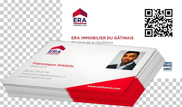 ERA Immobilier Du Gatinais MONTARGIS Business Cards Real Property Real Estate Estate Agent PNG, Clipart, Advertising, Advertising Agency, Brand, Business Cards, Carte Visite Free PNG Download