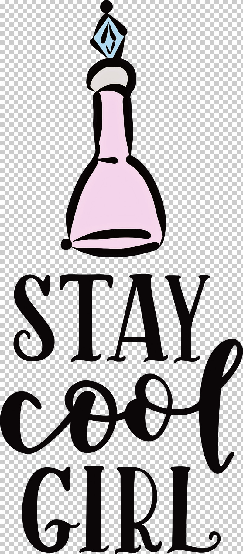 Stay Cool Girl Fashion Girl PNG, Clipart, Black, Black And White, Bottle, Fashion, Geometry Free PNG Download