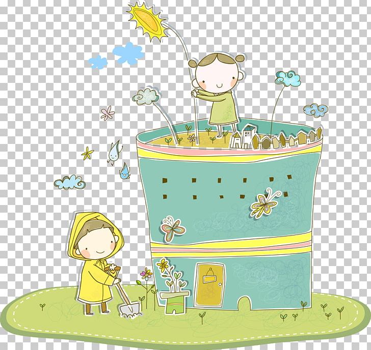 Flowerpot Illustration PNG, Clipart, Bonsai, Cake Decorating, Cartoon, Child, Children Free PNG Download