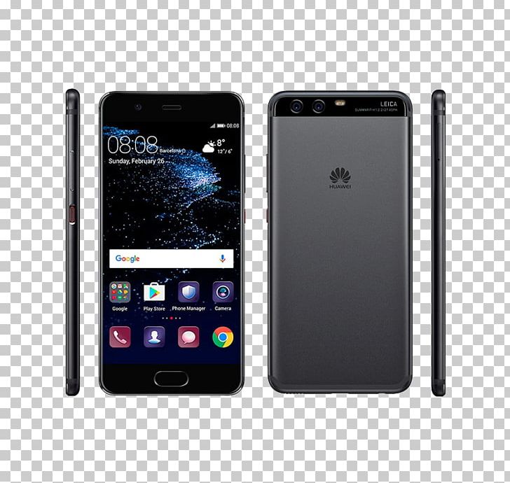 Huawei P10 Android LTE 4G Smartphone PNG, Clipart, Android, Android Nougat, Cellular Network, Communication Device, Dual Sim Free PNG Download