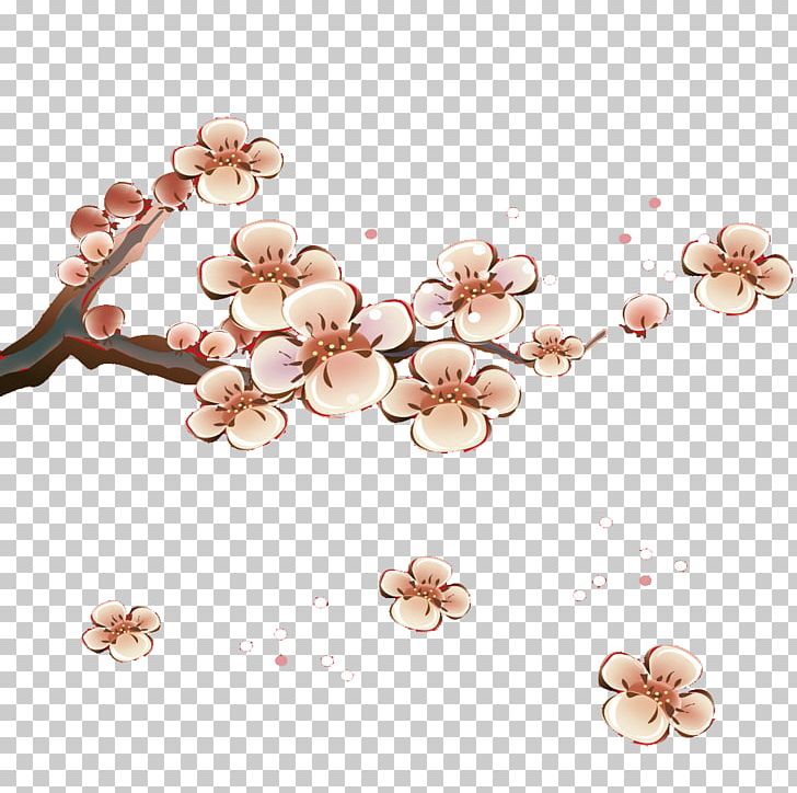 Plum Blossom RGB Color Model PNG, Clipart, Blossom, Body Jewelry, Branch, Cartoon, Cherry Blossom Free PNG Download