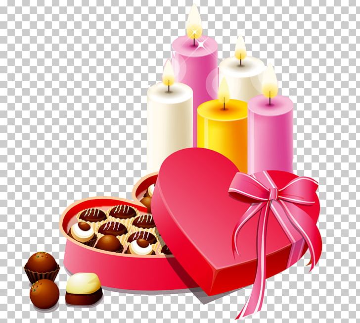 Gift Valentine's Day Chocolate PNG, Clipart, Candle, Candles, Chocolate, Clipart, Cuisine Free PNG Download