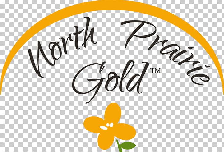 Logo Brand North Prairie Flower Font PNG, Clipart, Area, Brand, Circle, Flower, Gold Free PNG Download