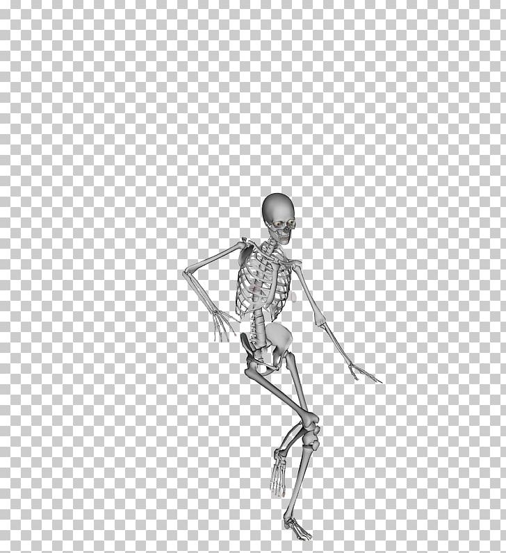 Skeleton Tap Dance Bone Dance Move PNG, Clipart, Angle, Arm, Art, Black And White, Bone Free PNG Download