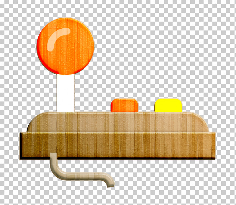 Technology Elements Icon Joystick Icon PNG, Clipart, Furniture, Joystick Icon, Orange, Rectangle, Table Free PNG Download
