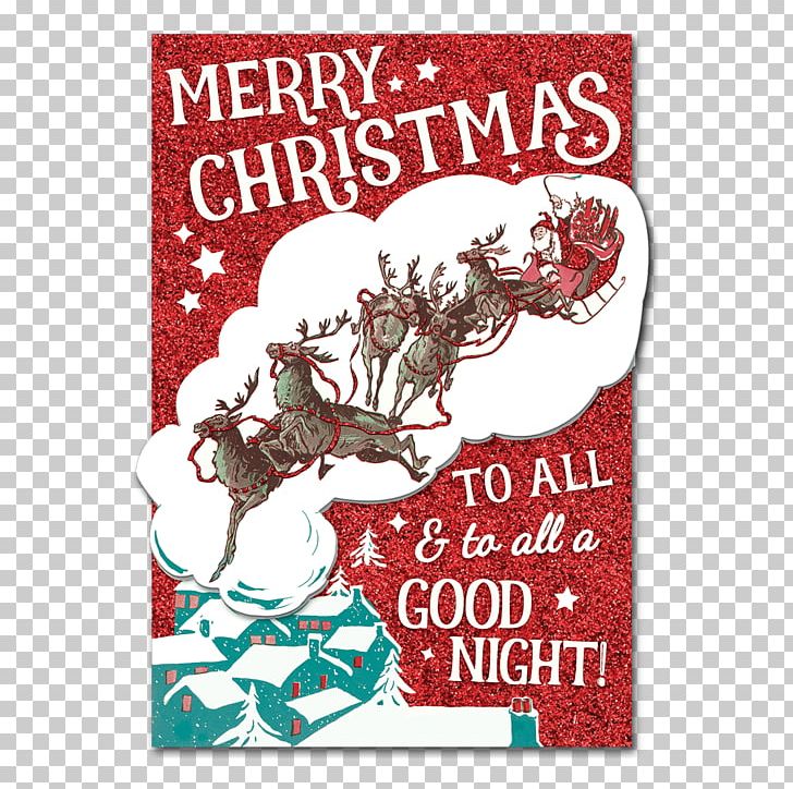 Santa Claus Reindeer Christmas Ornament Christmas Card PNG, Clipart, Advertising, Animal, Character, Christmas, Christmas Card Free PNG Download