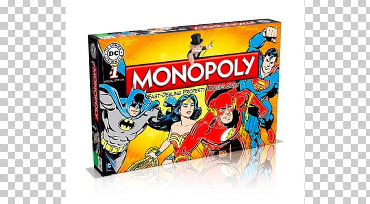 Monopoly Board Game Hasbro DC Comics PNG, Clipart, Board Game, Comic Book, Comics, Dc Comics, Dc Universe Free PNG Download