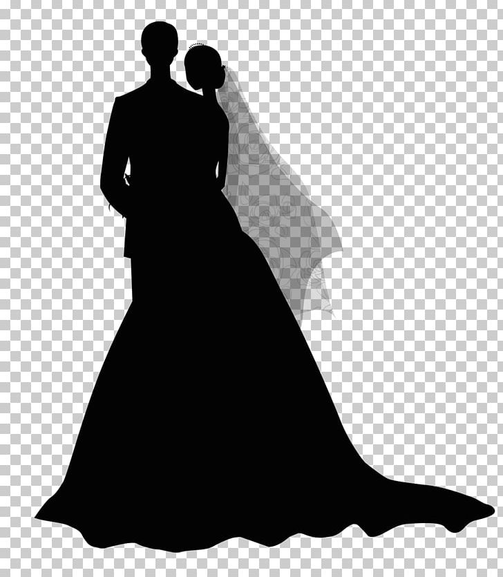 Bridegroom Woman Silhouette PNG, Clipart, Black, Black And White, Bride, Bridegroom, Convite Free PNG Download