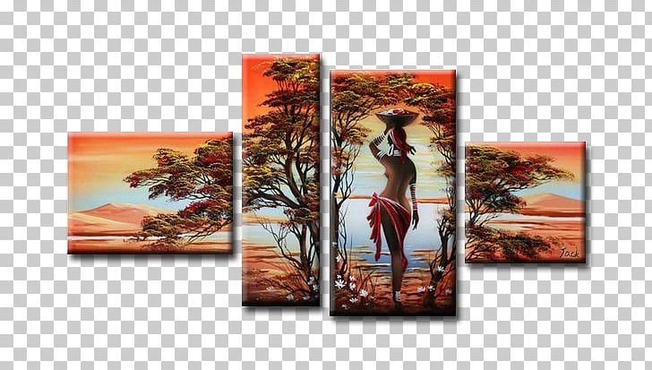 Oil Painting Canvas Africa Art PNG, Clipart, Advertising, Africa, Art, Canvas, Canvas Print Free PNG Download