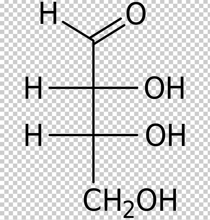 Ribose Carbohydrate Fischer Projection Monosaccharide Structure PNG, Clipart, Aldehyde, Aldose, Angle, Area, Black And White Free PNG Download