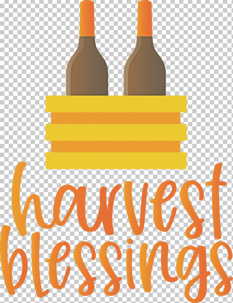 HARVEST BLESSINGS Thanksgiving Autumn PNG, Clipart, Autumn, Bottle, Glass, Glass Bottle, Harvest Blessings Free PNG Download