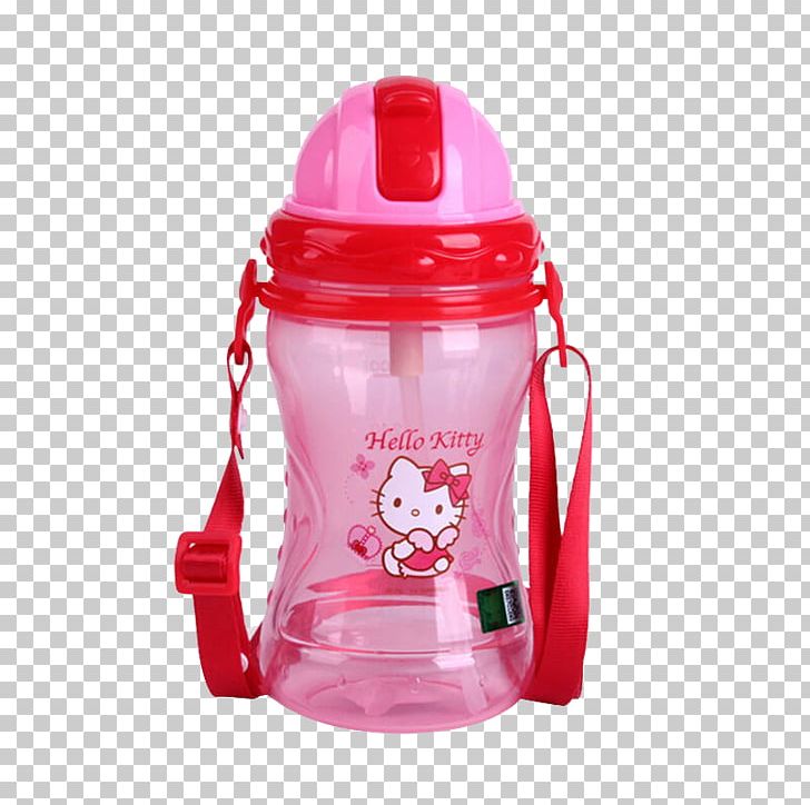 Hello Kitty Water Bottle Cup Plastic PNG, Clipart, Children, Cup, Drinking, Drinking Straw, Drinkware Free PNG Download