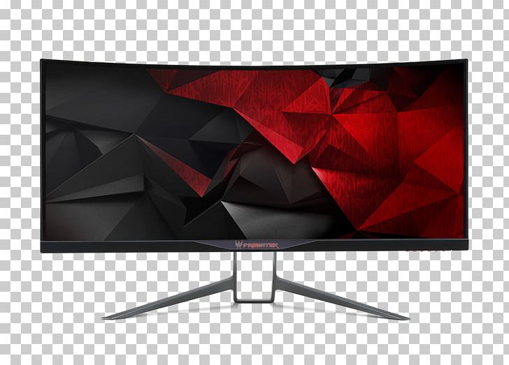 Predator X34 Curved Gaming Monitor Acer Aspire Predator Computer Monitors IPS Panel 21:9 Aspect Ratio PNG, Clipart, Acer, Acer Aspire Predator, Angle, Computer Monitor Accessory, Electronics Free PNG Download