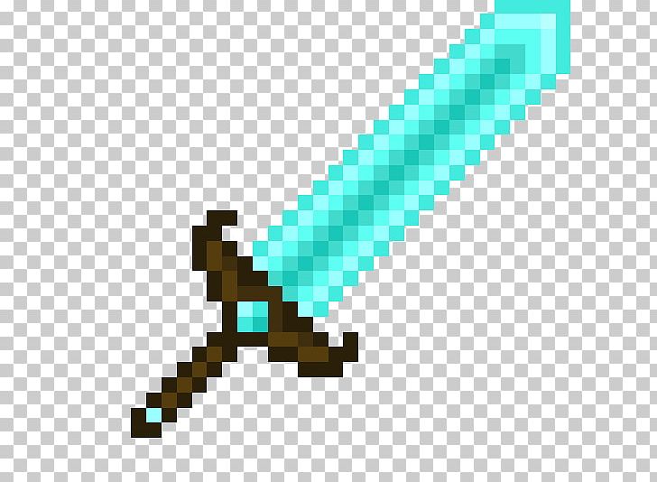 minecraft diamond sword drawing