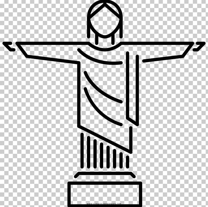 Christ The Redeemer Drawing Cristo Redentore Coloring Book PNG, Clipart, Area, Artwork, Black And White, Christ, Christianity Free PNG Download