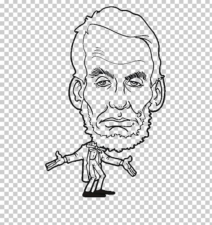 Abraham Lincoln Coloring Book Lincoln Memorial Caricature Adult PNG, Clipart, Adult, Angle, Arm, Art, Black And White Free PNG Download