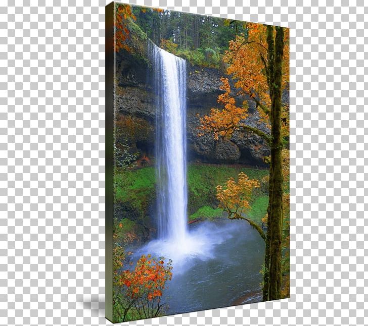 Waterfall Nature Reserve Water Resources Gallery Wrap Canvas PNG, Clipart, Art, Beauty, Biome, Body Of Water, Canvas Free PNG Download