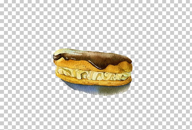 Xc9clair Profiterole Hot Dog Watercolor Painting PNG, Clipart, Cheeseburger, Color, Color Paintings, Fast Food, Finger Food Free PNG Download