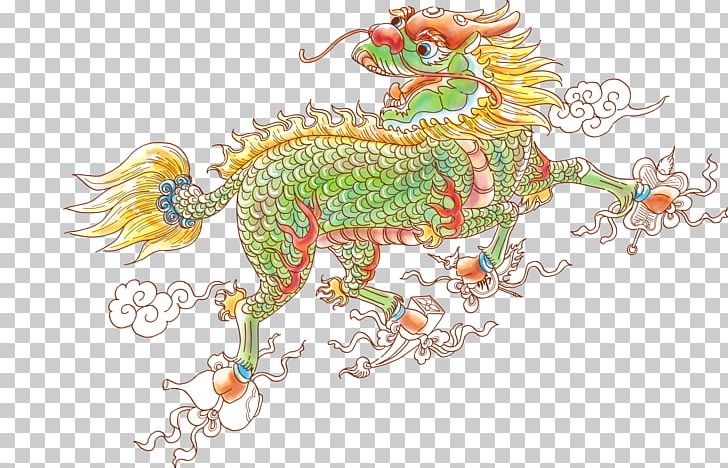 Qilin Illustration PNG, Clipart, Animal, Cartoon, Cartoon Unicorn, Creative Arts, Cute Unicorn Free PNG Download