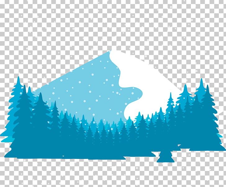 Snow Euclidean Winter Vecteur PNG, Clipart, Aqua, Blue, Computer Wallpaper, Encapsulated Postscript, Forest Free PNG Download