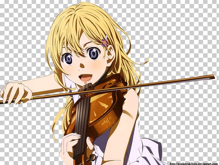 Kousei Kaori Your Lie In April YouTube Music PNG, Clipart, Anime, Arima, Brown Hair, Cartoon, Computer Wallpaper Free PNG Download