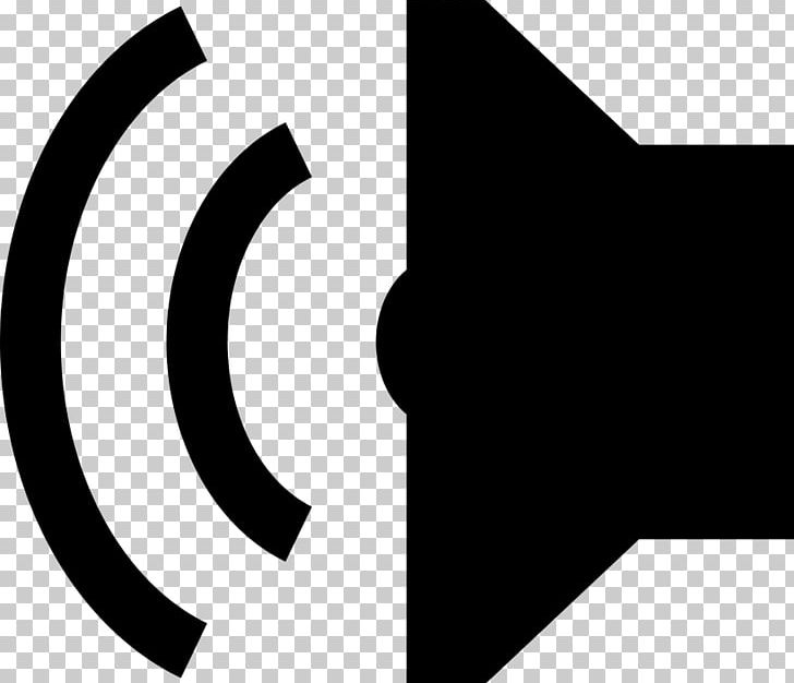 Sound Computer Icons Loudspeaker PNG, Clipart, Angle, Audio, Audio Signal, Black, Black And White Free PNG Download